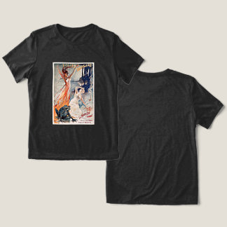 Vintage französisches Ballettposter Tri-Blend Shirt