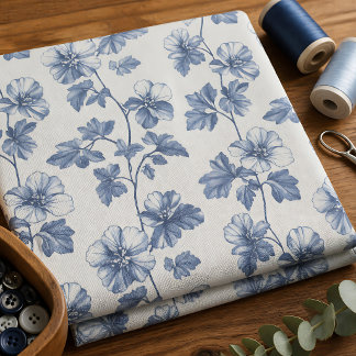 Vintage Französisches Land Blumen-Toile Stoff