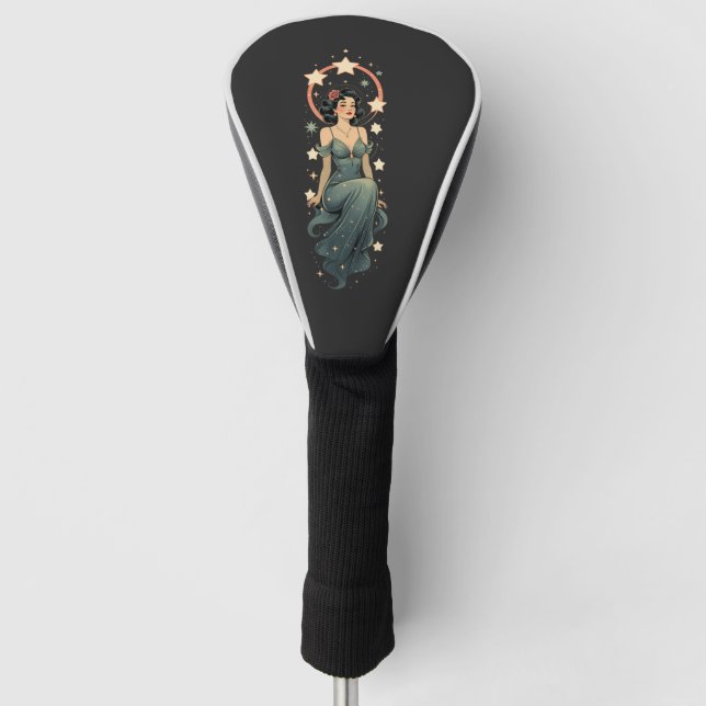 Vintage Frau Golf Headcover (Vorderseite)