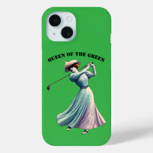 Vintage Frau Golfer Golfschläger Golf Club URM Case-Mate iPhone Hülle