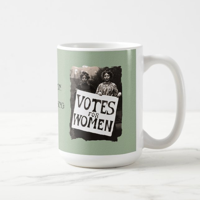 Vintage Frauen-Abstimmungs-Tasse 2016 Kaffeetasse (Rechts)