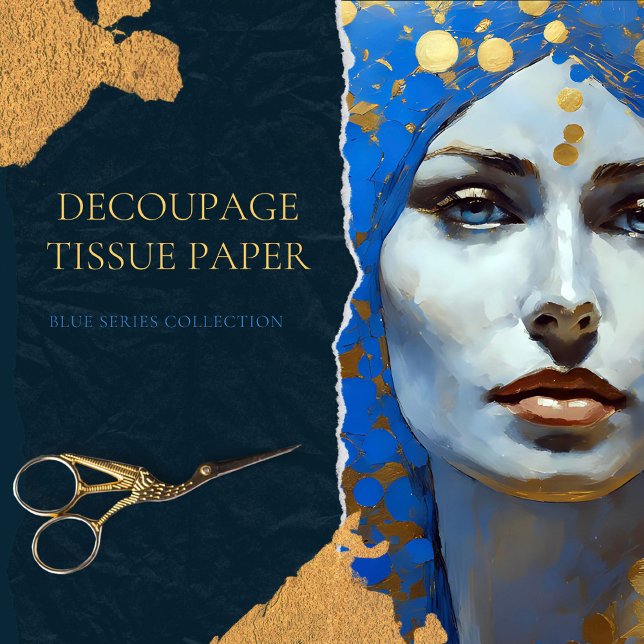 Vintage Frauendekoupage Seidenpapier (Von Creator hochgeladen)