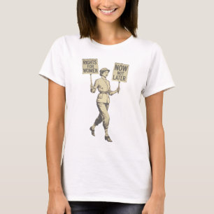 Vintage Frauenrechte nicht später T-Shirt