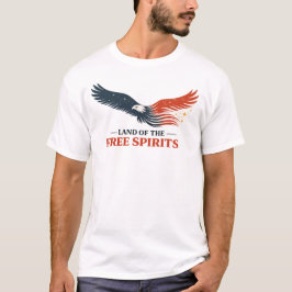 Vintage Freedom Eagle Design T-Shirt