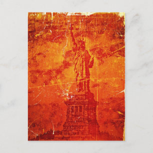 Vintage Freiheitsstatue New Yorker Postkarten