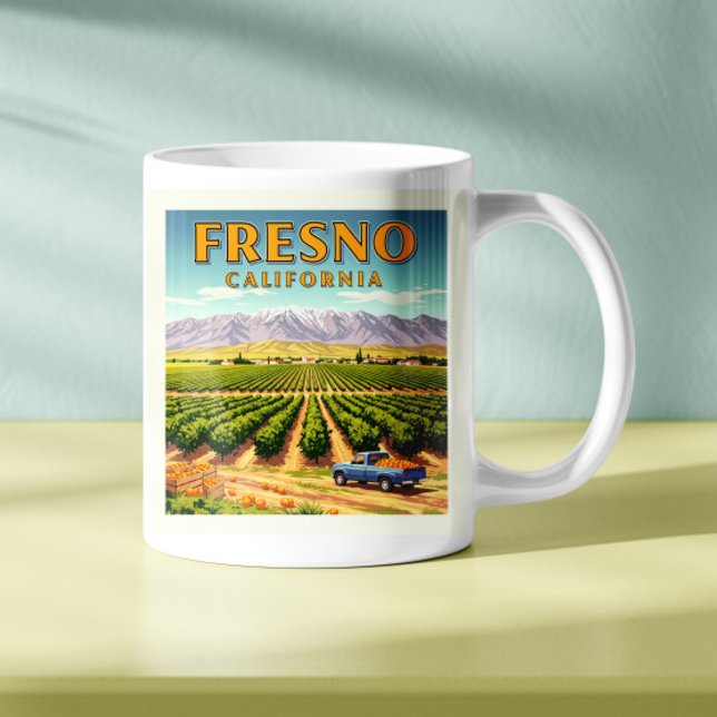 Vintage Fresno California Kaffeetasse (Von Creator hochgeladen)