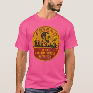 Vintage Freund des Abraham-Lincoln-Bataillons T-Shirt