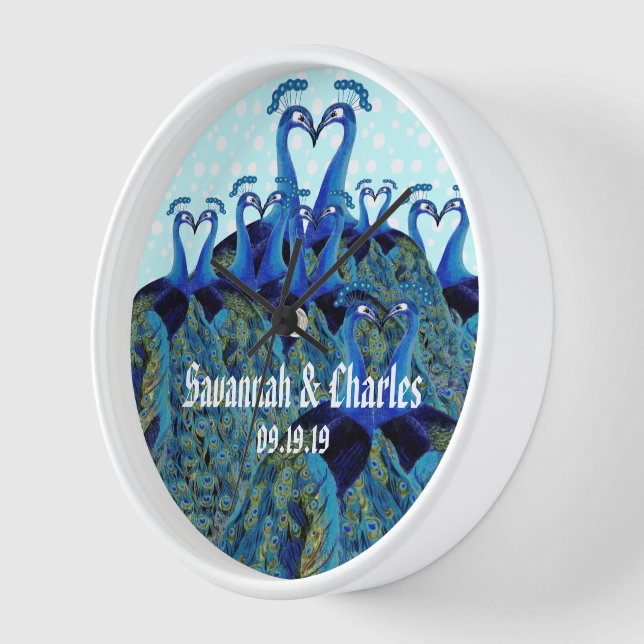 Vintage Friedenstruppen Küssen Hochzeitsgeschenke Uhr (Winkel)