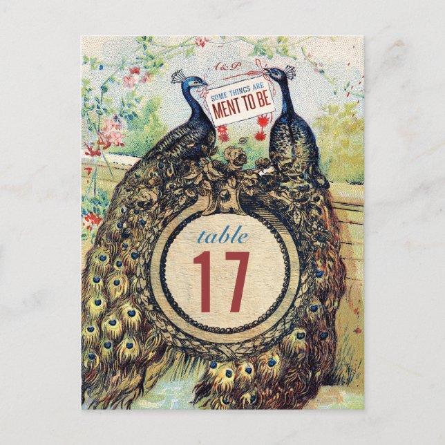 Vintage Friedhöfe im romantischen Garten Postkarte (Vorderseite)