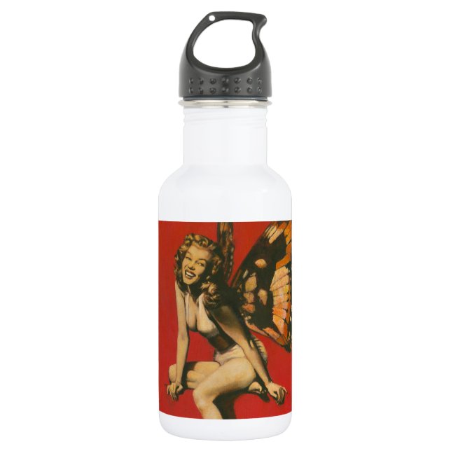 Vintage Frischwasserflasche (groß) Trinkflasche (Vorderseite)