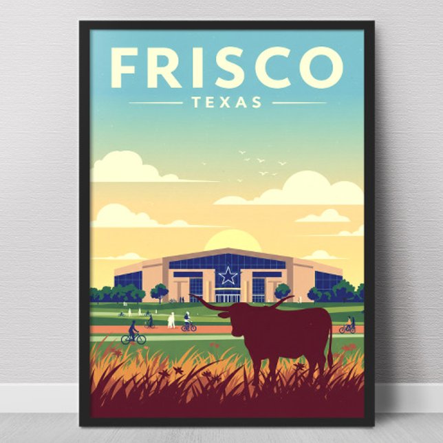 Vintage Frisco Texas Poster (Von Creator hochgeladen)