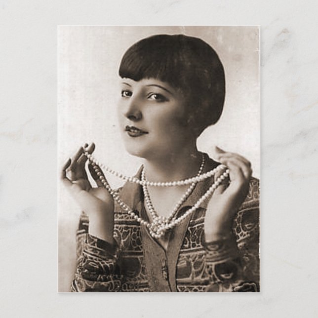 Vintage-Frisur (6) Postkarte (Vorderseite)