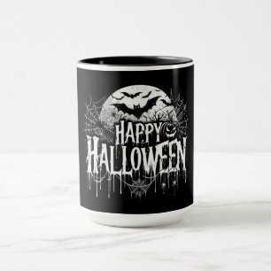 Vintage Frohe Halloween Kunst Tasse
