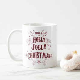 Vintage Frohe Weihnachten Kaffeetasse