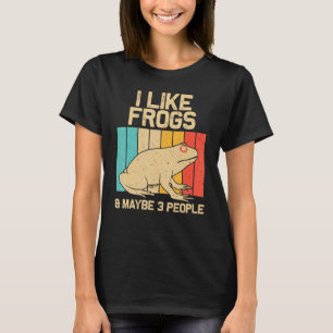 Vintage-Frosch für Männer Frauen Kinder Süßer Fros T-Shirt