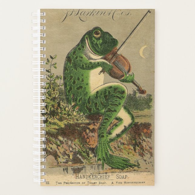 Vintage Froschwerbung Planer (Vorderseite)
