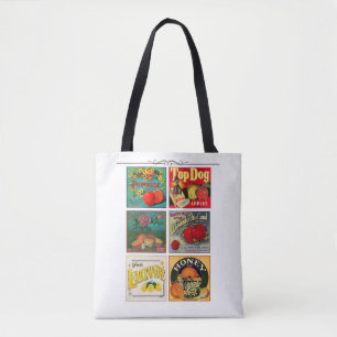 Vintage Fruchtfirmenanzeige-Tasche Tasche