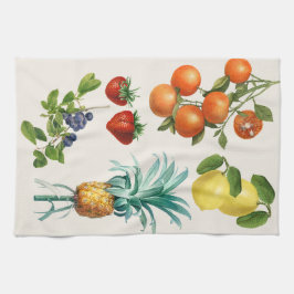 Vintage-Fruchtillustrationen Geschirrtuch