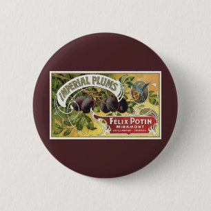 Vintage Fruchtkäse Button