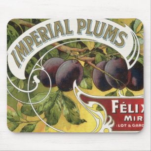 Vintage Fruchtkäse Mousepad