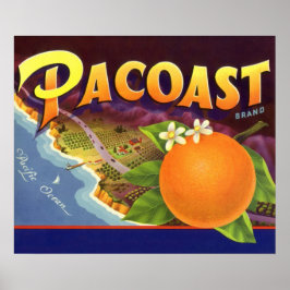 Vintage Fruchtkäse Poster