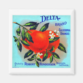 Vintage-Fruchtkisten-Etikett-Magnet Magnet