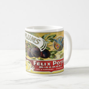 Vintage-Fruchtkisten-Etikettenkunst, Imperial-Pfla Kaffeetasse