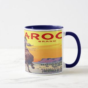 Vintage-Fruchtkistenetikett Tasse