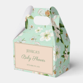 Vintage Frühjahrsdusche Blume blüht Muster Kinderd Geschenkschachtel