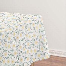 Vintage-Frühlings-Moderne Farmhouse Gänseblümchen- Tischdecke