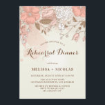 Vintage Frühlingsblumen Probe Abendessen Einladung<br><div class="desc">Vintage Frühlingsblumen Probe Dinner Einladung Whimsikale und Vintage Illustrationen von Pfingsten und Lilien.</div>