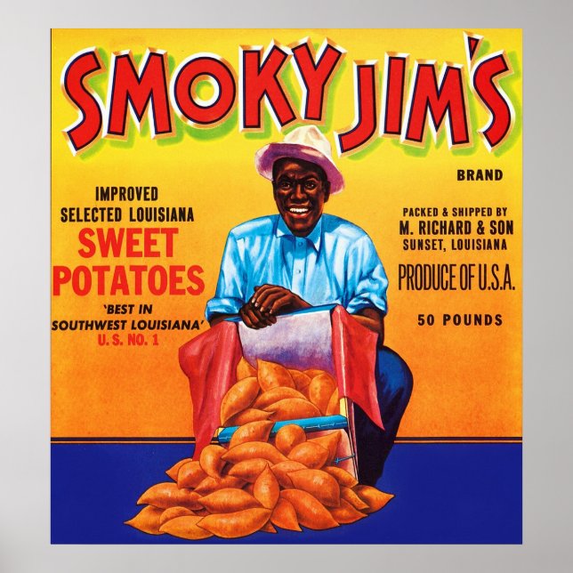 Vintage Fruit Crate Label Poster (Vorne)