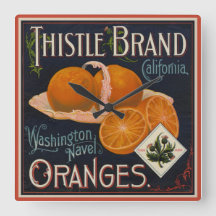 Vintage  Fruit Label Oranges