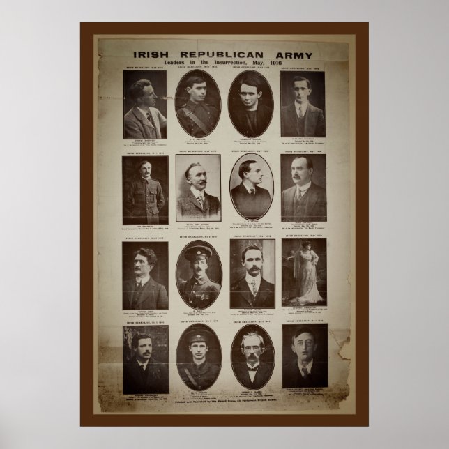 Vintage Führer der Osteraufstände Poster (Vorne)