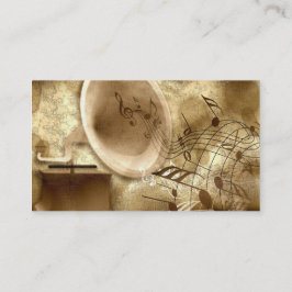 Vintage Führungskraft Music Business Cards Visitenkarte