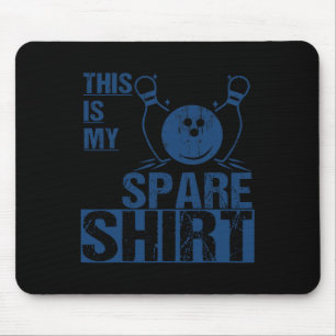 Vintage Funny Bowling League-Mannschaft Das ist me Mousepad