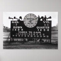 Vintage Fußball-Barometer-Bühnendekor