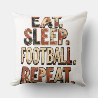 Vintage-Fußball-Fan-Design | Retro-Fußball-Grafik Kissen