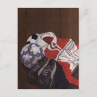 Vintage Fußball-Fußball-Malerei