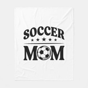 Vintage Fußball-Mama-Shirt-Vektordesign_1 Fleecedecke