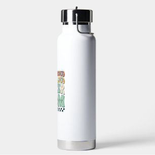 Vintage Fußball-Mama Stolz Lautes Shirt-Design_1 Trinkflasche