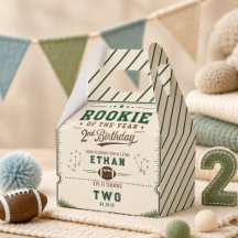 Vintage-Fußball-Rookie 2. Geburtstag Baby-Junge