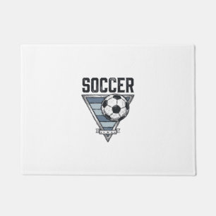 Vintage-Fußball-Triangel-Abzeichen-Shirt-Design (2 Fußmatte