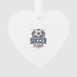 Vintage Fußball-Vater-Shirt-Design_1 Ornament