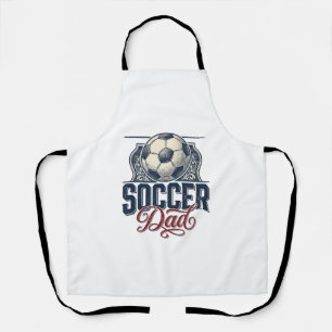 Vintage Fußball-Vater-Shirt-Design_1 Schürze