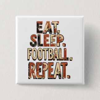 Vintage-Fußballfan-Design | Retro-Fußballgrafik Button