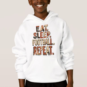 Vintage-Fußballfan-Design Retro-Fußballgrafik Hoodie