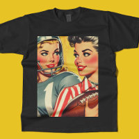 Vintage Fußballmädchen