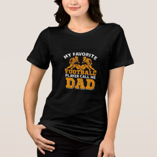 Vintage-Fußballspieler – Retro-Fußballstil Tri-B Tri-Blend Shirt