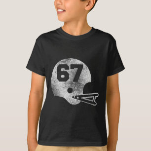 Vintage Fußballtrikot Nummer 67 Spieler Nummer  T-Shirt